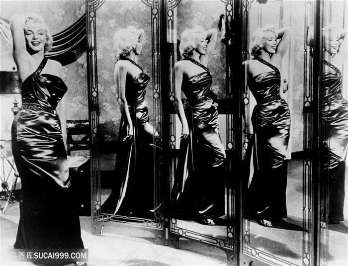 黑白玛丽莲梦露挂画素材