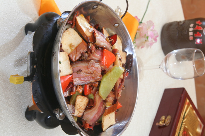 干锅腊肉  22元 (2)