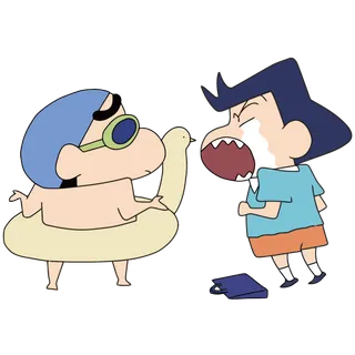 蜡笔小新可爱人物免扣素材