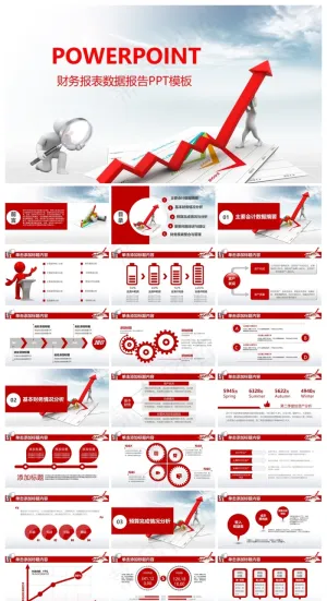 财务报表数据分析报告ppt模板