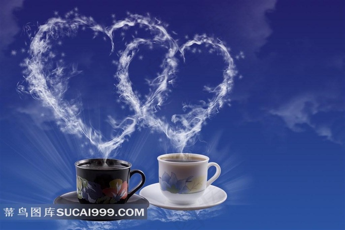 高清黑白情侣杯子图片下载