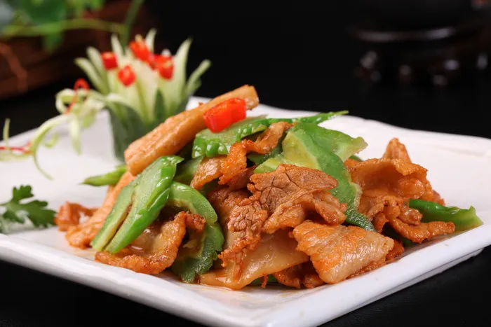 苦瓜炒五花肉 (2)