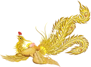 凤凰黄色卡通