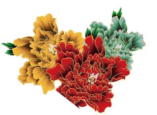 牡丹花免扣素材