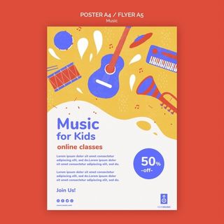 儿童音乐节海报