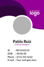 个性工作证名片