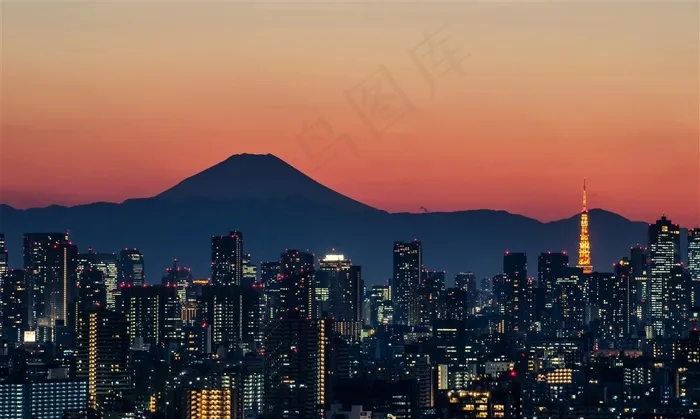 城市路灯图片素材