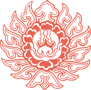 简约风中式传统图案窗花贴画镂空窗户瓷砖PNG免扣图片素材 (5)