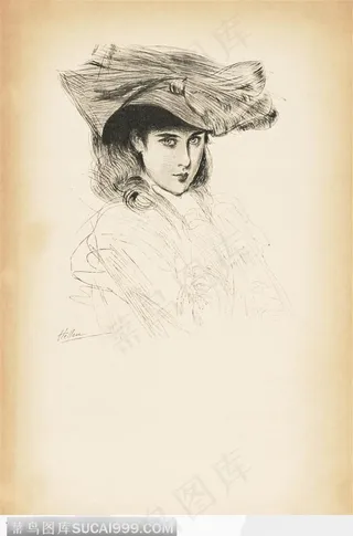 少女素描象