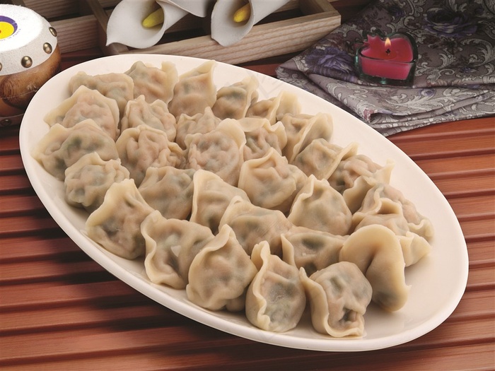 饺子团圆饭素材