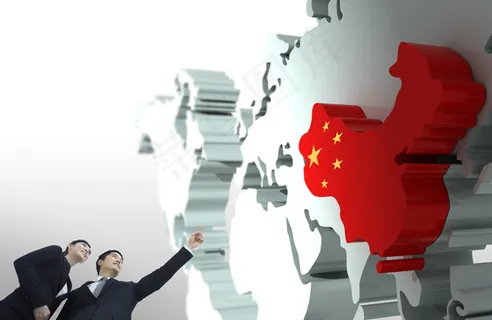 职场人物手势与中国