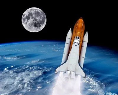 月球星空图片 月球星空图片