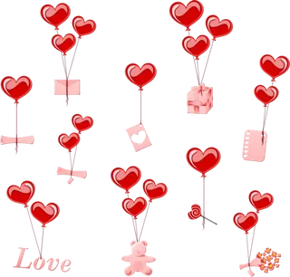 气球起舞情人节