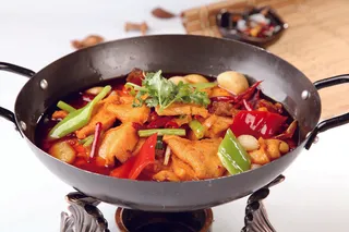 干锅美食焖锅湘菜麻辣香辣纸锅干锅千页豆腐