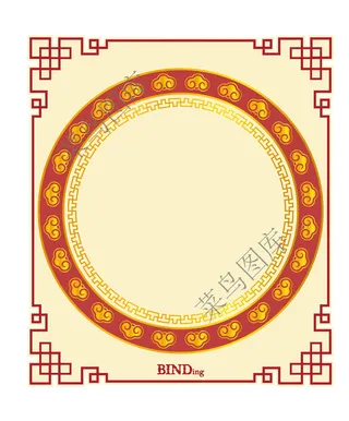 花纹,纹路框矢量图