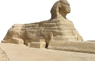 吉萨大狮身人面像 PNG免抠