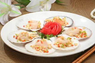 碳烤扇贝黄油煎