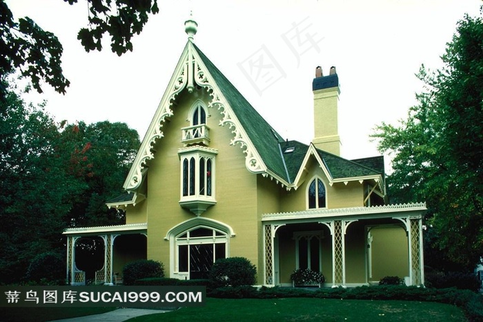 别墅建筑风光图片