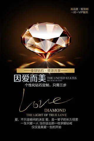 珠宝海报展板 