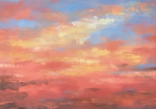 水彩水粉油画颜料色彩背景