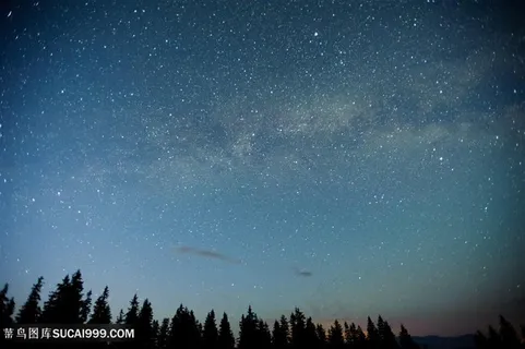夜晚下的星空图片 夜晚下的星空图片