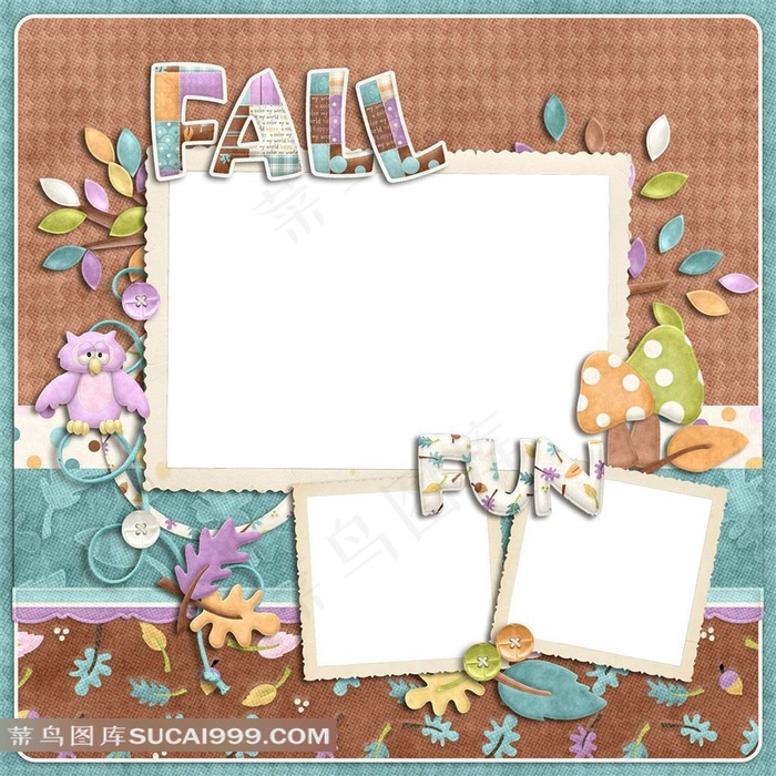 精美卡通艺术相框图片