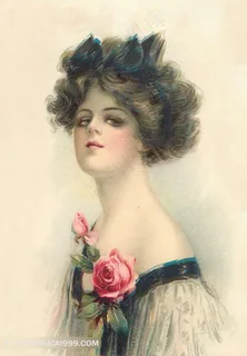 外国贵妇插画素材 外国贵妇插画素材