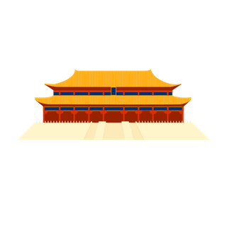 城市建筑北京故宫紫禁城大殿PNG免扣