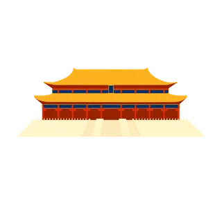 城市建筑北京故宫紫禁城大殿PNG免扣