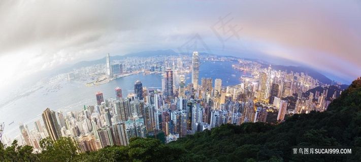 香港全景图片