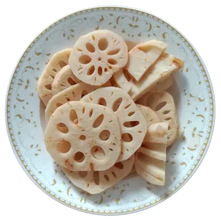 水煮藕片清汤火锅汆汤涮烫酸汤免抠实物实拍摄影元素素材