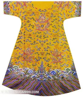 清代精美的帝王服饰素材 清代精美的帝王服饰素材