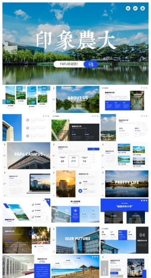 福建农林大学-张奕滨-答辩通用PPT模板预览图