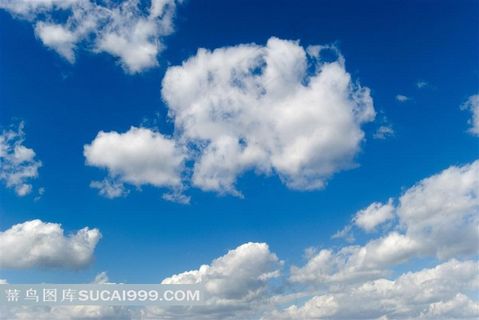 蓝天白云天空高清图片