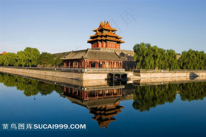 传统故宫角楼素材