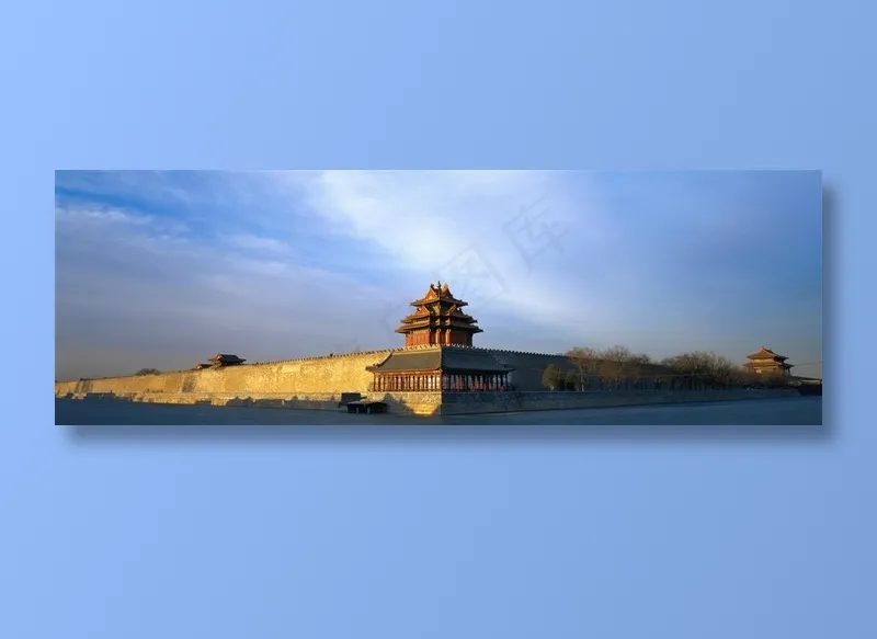 故宫角楼中国古典建筑jpg素材