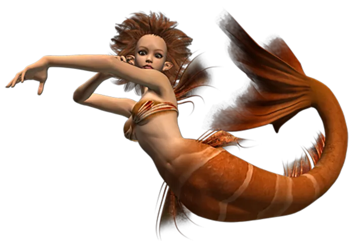 06 (12)免抠 设计 元素 二次元 3d 美人鱼