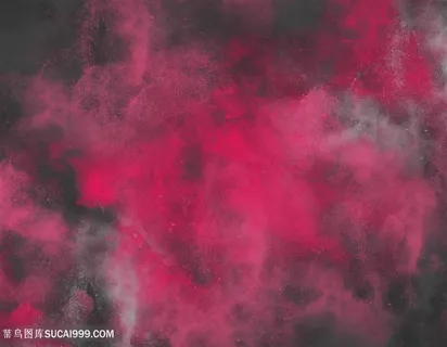 艳红色金属云雾背景 艳红色金属云雾背景
