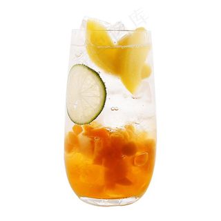 九州蜜桃鲜果泡冷饮奶茶图片（PNG免抠图）