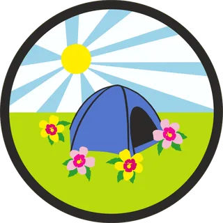 卡通户外郊游春季素材