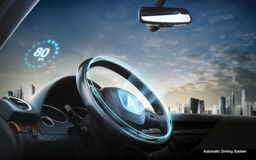 未来自动驾驶海报PSD分层素材