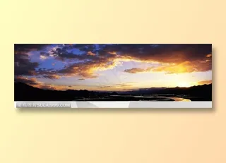 夕阳晚霞云层天空云朵蓝天白云