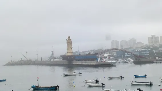 大海、船、妈祖