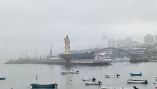 大海、船、妈祖