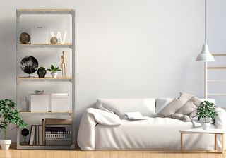 北欧简约现代艺术风格室内设计客厅沙发场景(47)