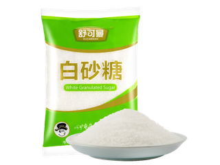 舒可曼白砂糖超市商品白底图免抠实物摄影png格式图片透明底