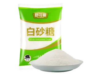 舒可曼白砂糖超市商品白底图免抠实物摄影png格式图片透明底