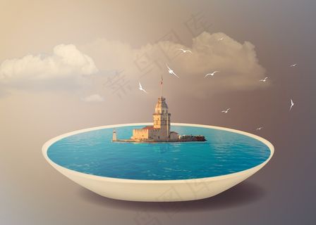 创意海岛另类设计图片