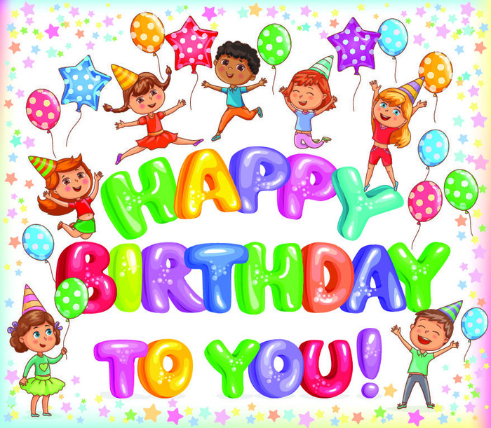 设计儿童生日背景