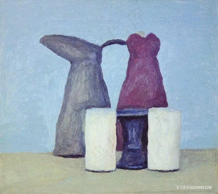 莫兰迪静物油画